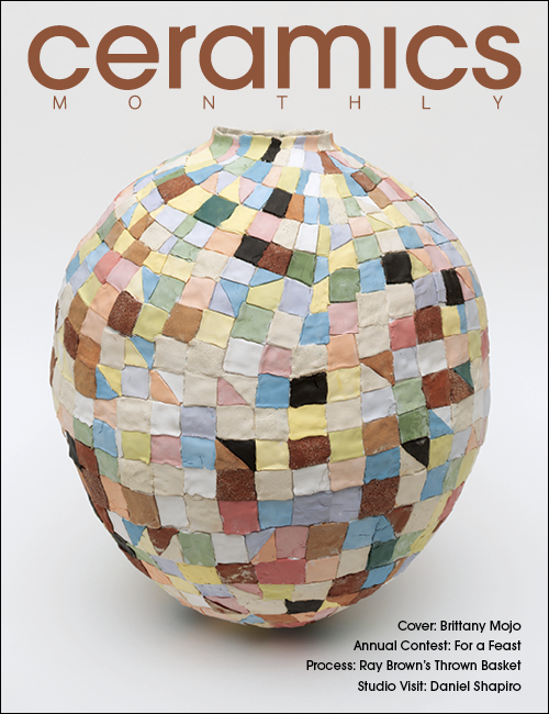 Cover of Ceramics Monthly 2024 issue