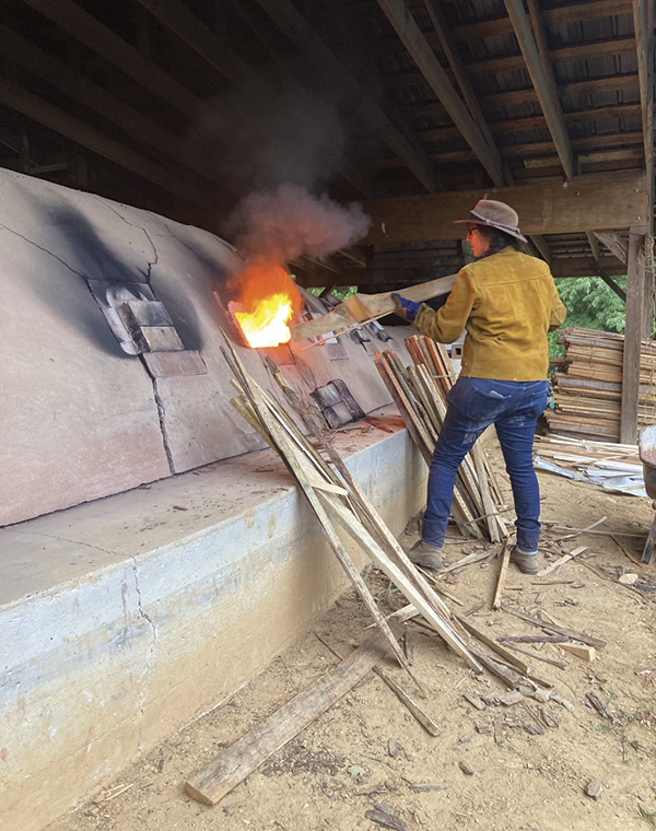 9 Braha wood firing in Seagrove, North Carolina.