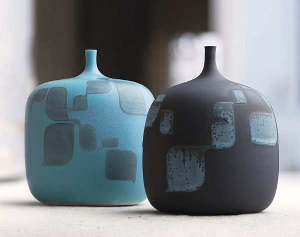 6 Vases from the Corlorfull and Dusk series.